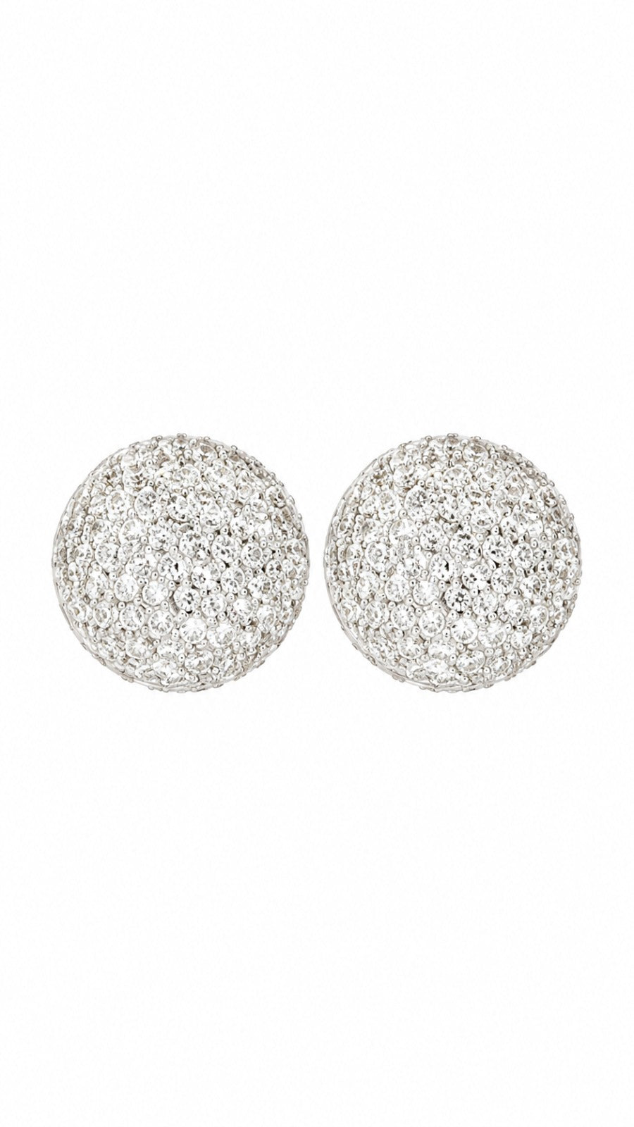 Brinco Éternelle Modulaires Ouro Branco Diamentes