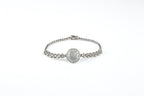 Pulseira Cercle Ouro Branco Diamantes