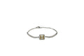 Pulseira Cadre Ouro Branco e Amarelo Diamantes