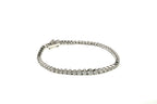 Pulseira Rivière Classique Ouro Branco Diamantes