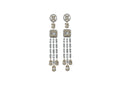 Brinco Mosaïque Ouro Branco e Amarelo Diamantes