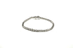 Pulseira Rivière Classique Ouro Branco Diamantes