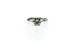 Anel Solitaire Ouro branco Diamante